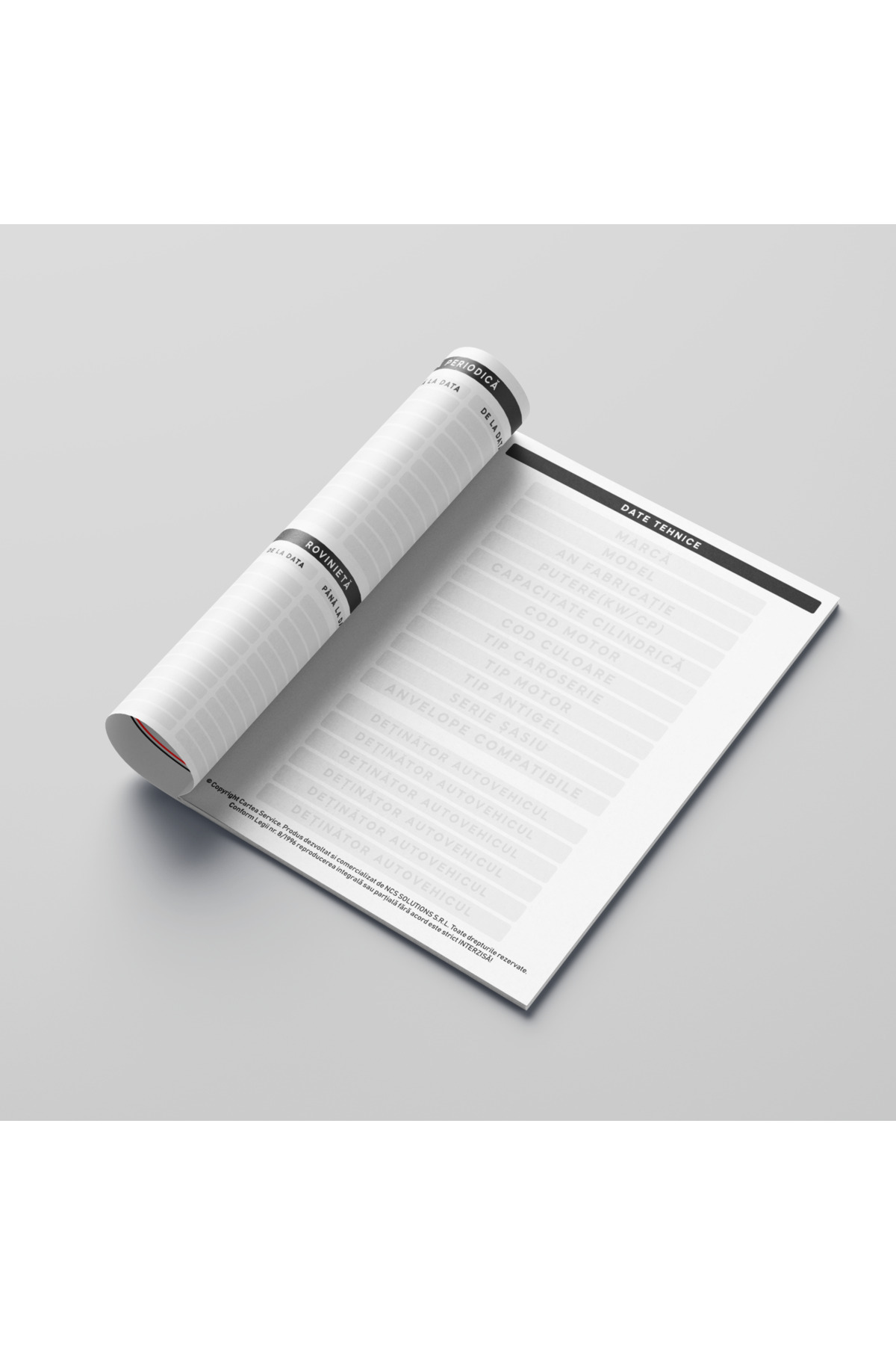 OEM-Universal Auto Service Book – A5 Format, 44 Pages, Maintenance and Service Record 6