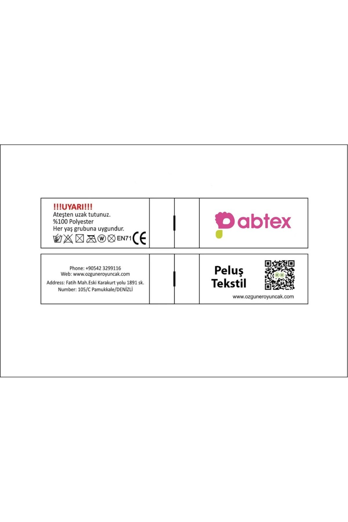 Özgüner Oyuncak-Pabtex 1 Meter Weşsoft Plush Fabric - Pure Fabric for All Your Work 5