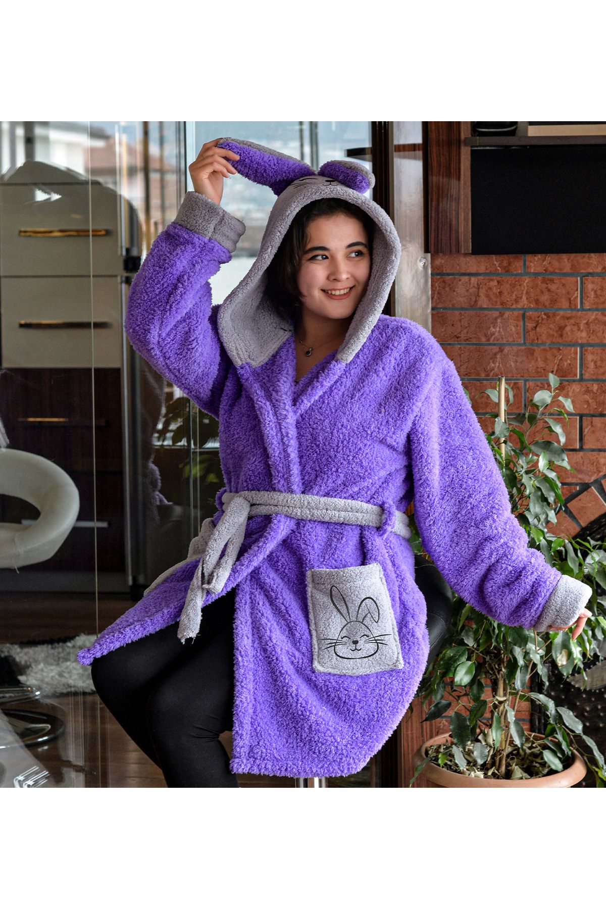 Özgüner Oyuncak-Pabtex "Pamper Yourself with Soft Wellsoft Plush Dressing Gown!" 1