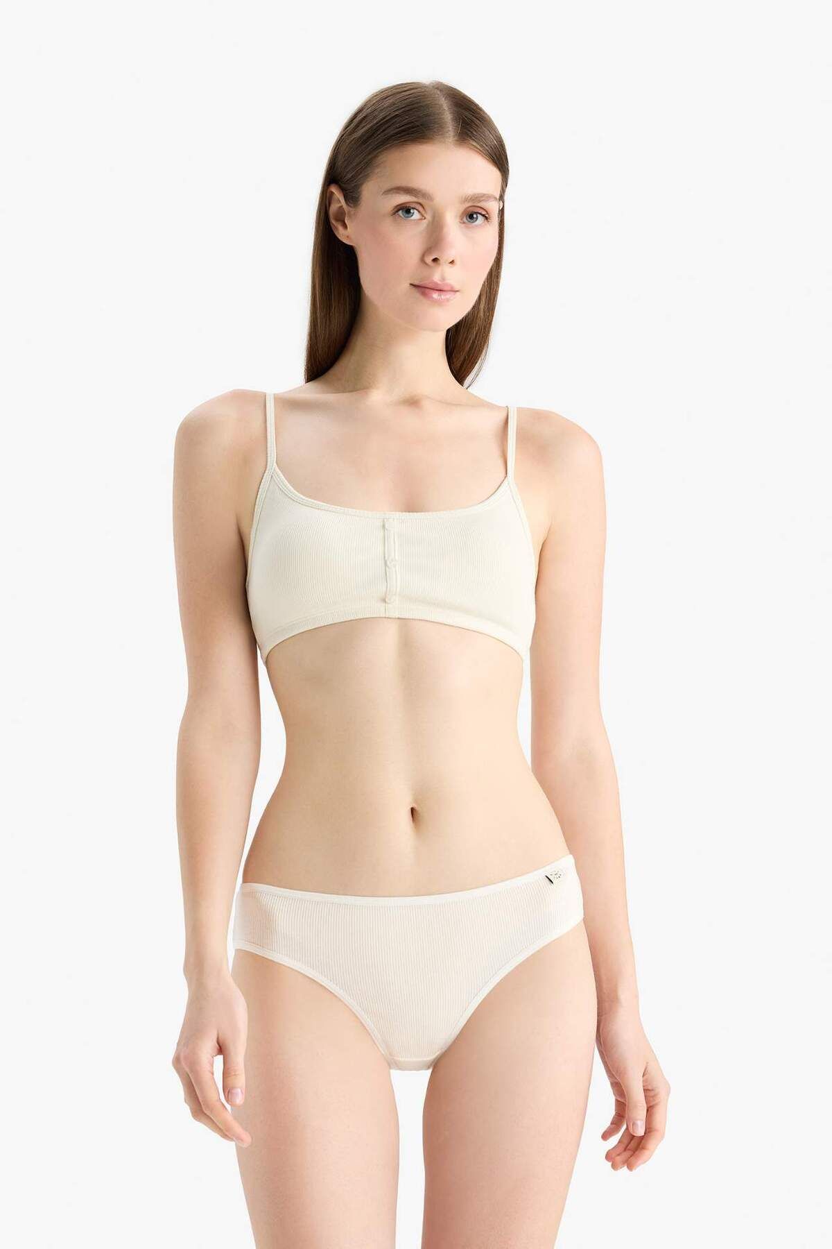DeFacto-Ribana 3-Piece Strap Brief Panties-Fall in Love D6404Ax25Sp 3