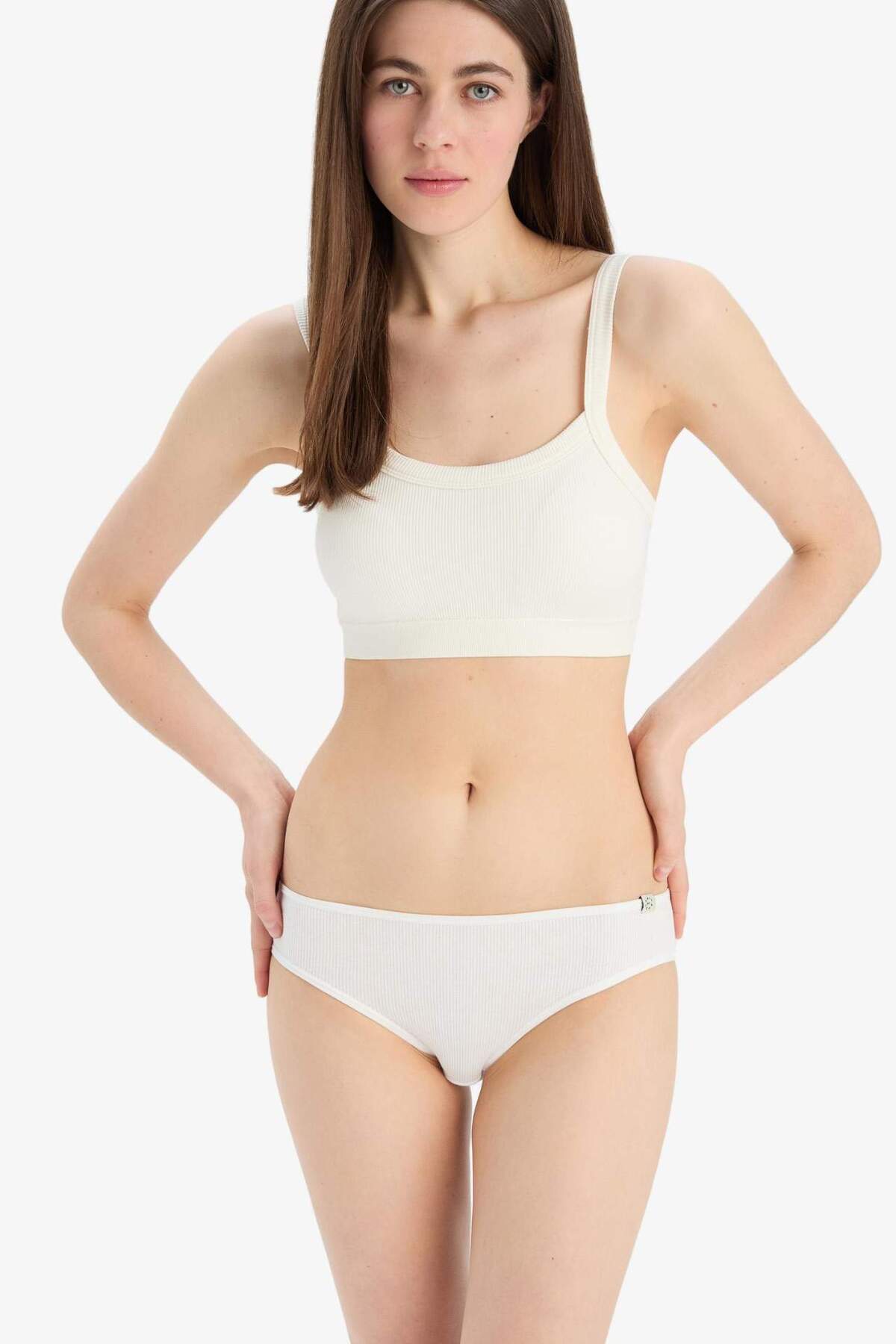 DeFacto-Ribana 3-Piece Strap Brief Panties-Fall in Love D6404Ax25Sp 4