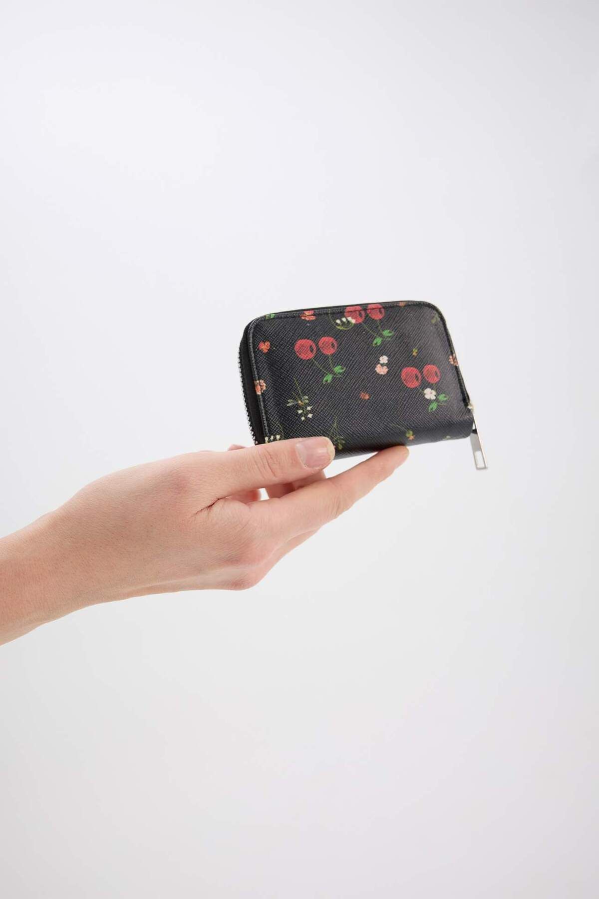 DeFacto-Women's Fruit Patterned Faux Leather Coin Purse E6330Axns 2