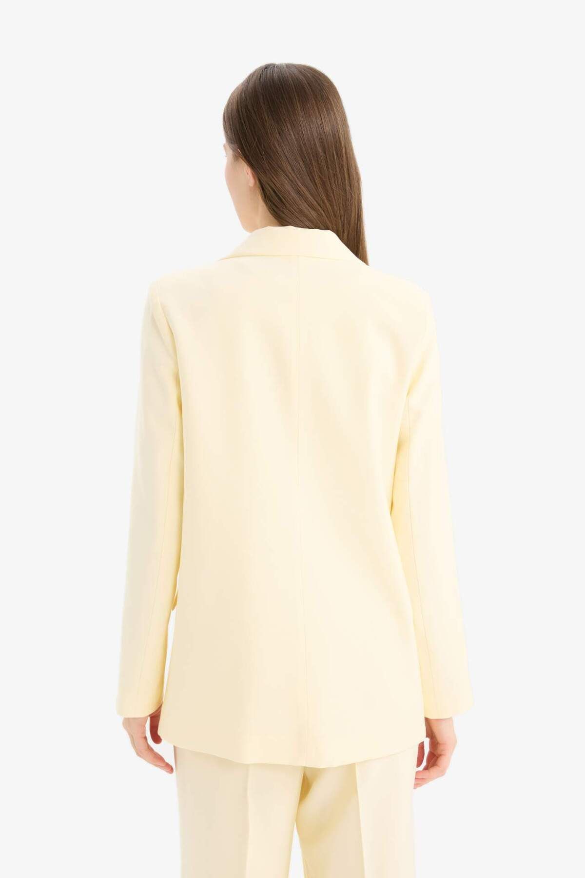 DeFacto-Afra X Loose Fit Double Breasted Lapel Button Blazer Jacket Z8276Az25Sp 6