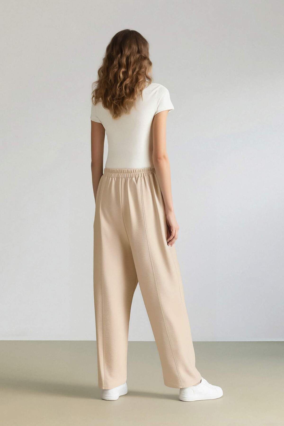 DeFacto-Flexible Basic-Haremshose mit gerader Taille E4359AX25SP 7