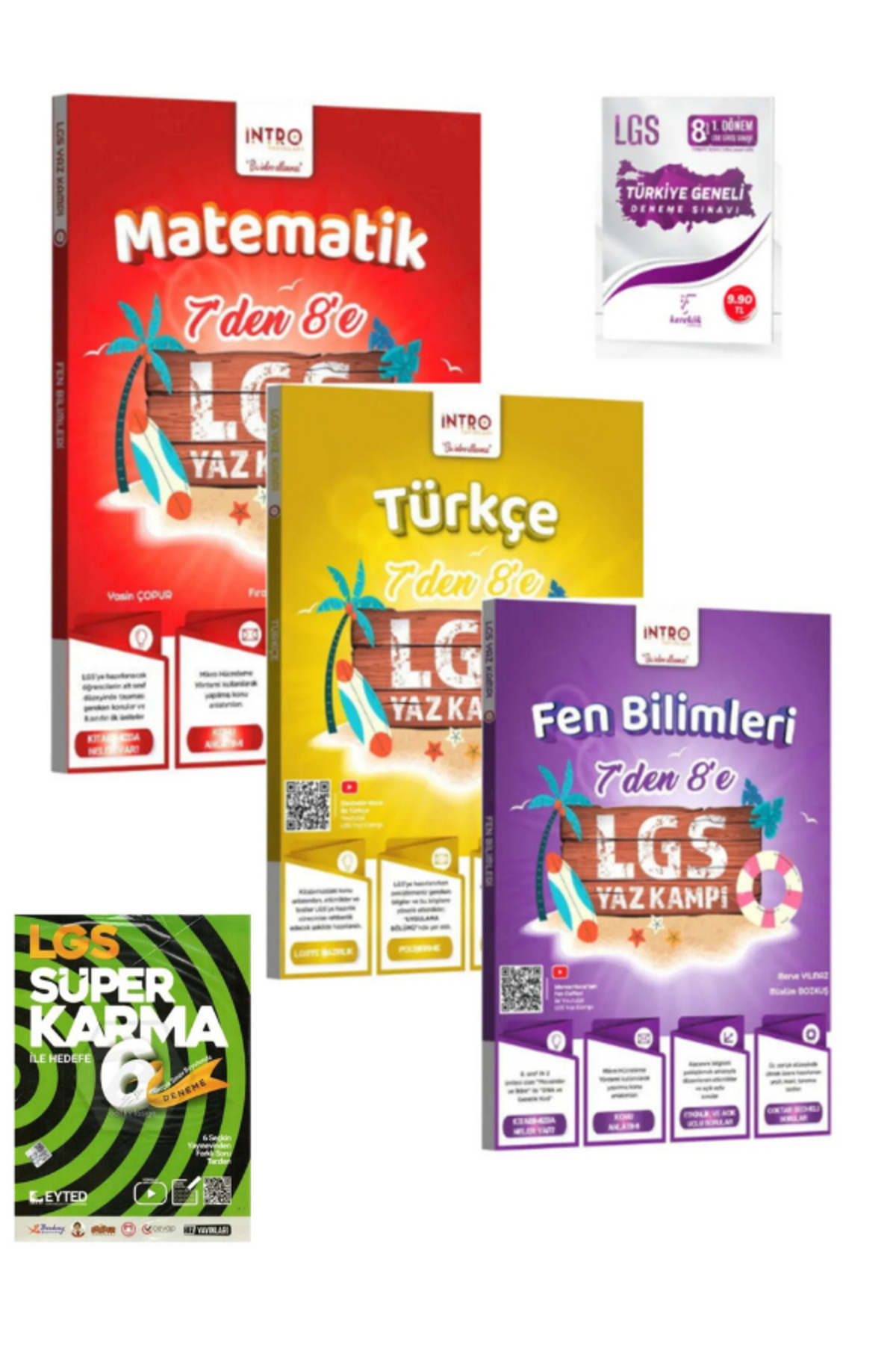 【BGS10】Lycee 妖狐 ムラサメ KR İntro Yayınları 7 Den 8 E Lgs Matematik Türkçe Fen Bilimleri Yaz