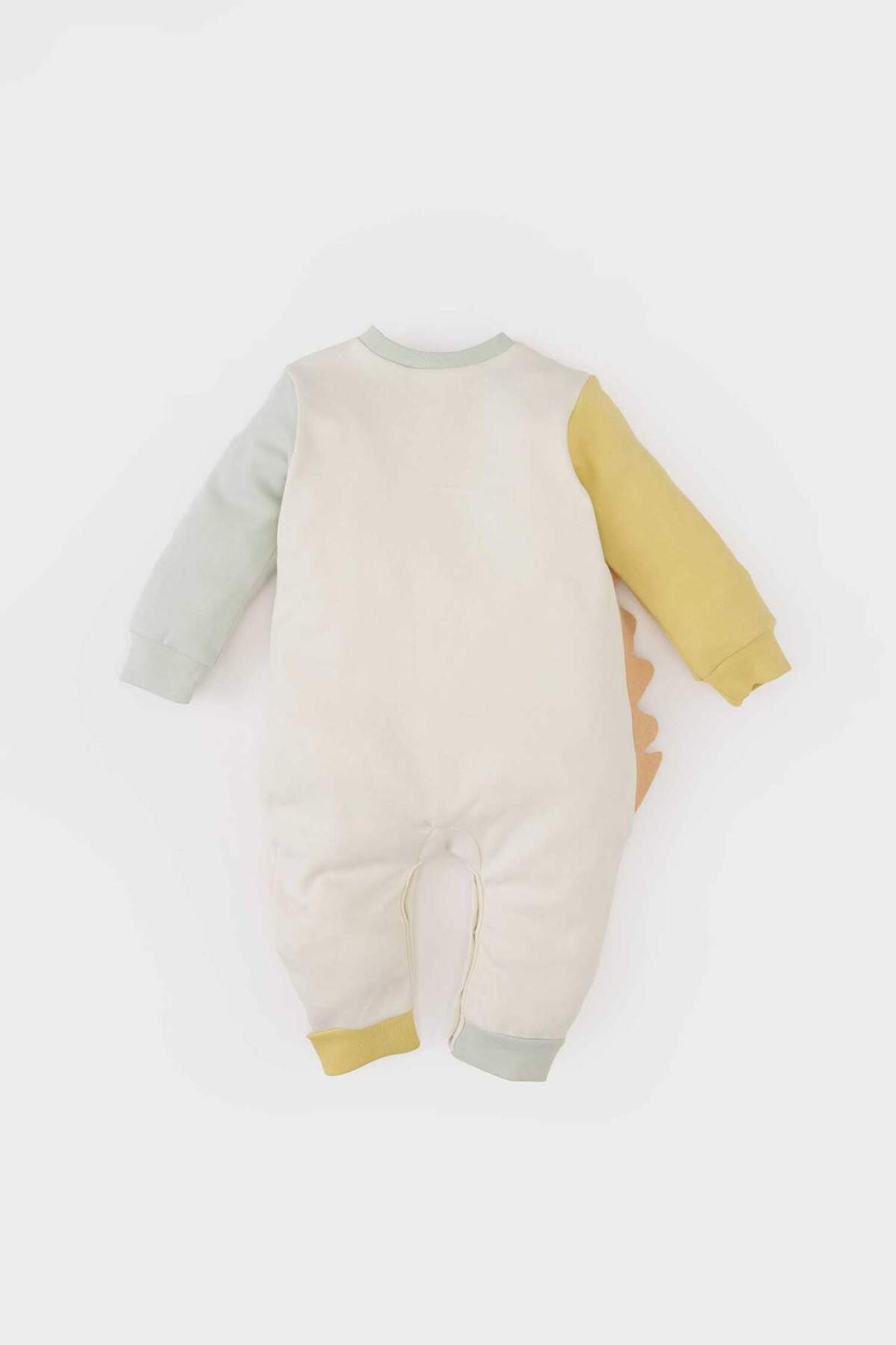 DeFacto-Langarm-Strampler für Neugeborene mit Dinosaurier-Aufdruck E2399A525SP 4
