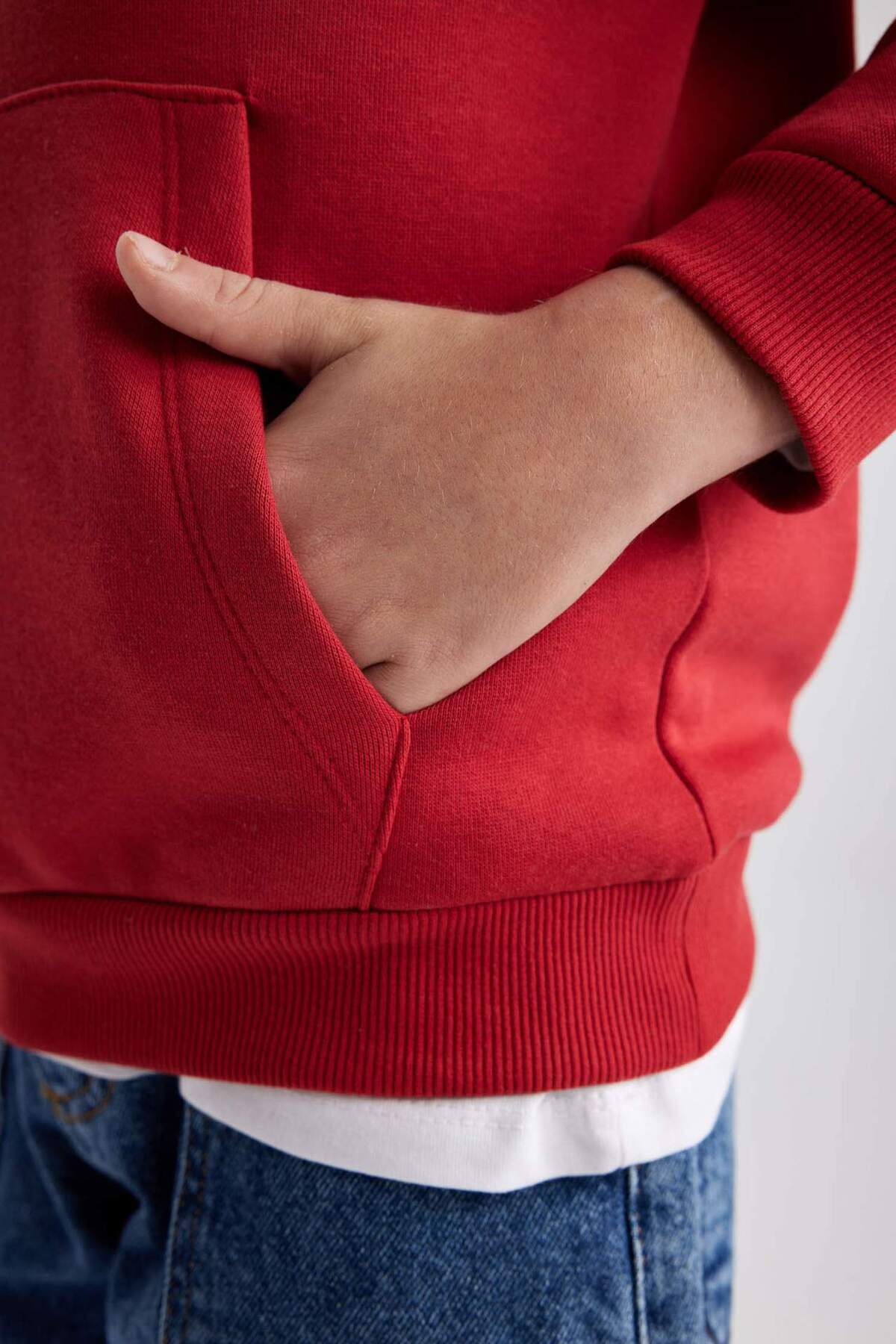 DeFacto-Kapuzenpullover mit regulärer Passform für Jungen 5
