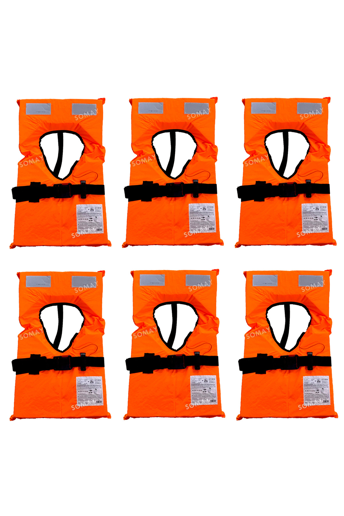 Somay Store Tekne Sertifikalı Çocuk Can Yeleği Boyunduruk Tip 100N 40- 70 KG 6 ADET