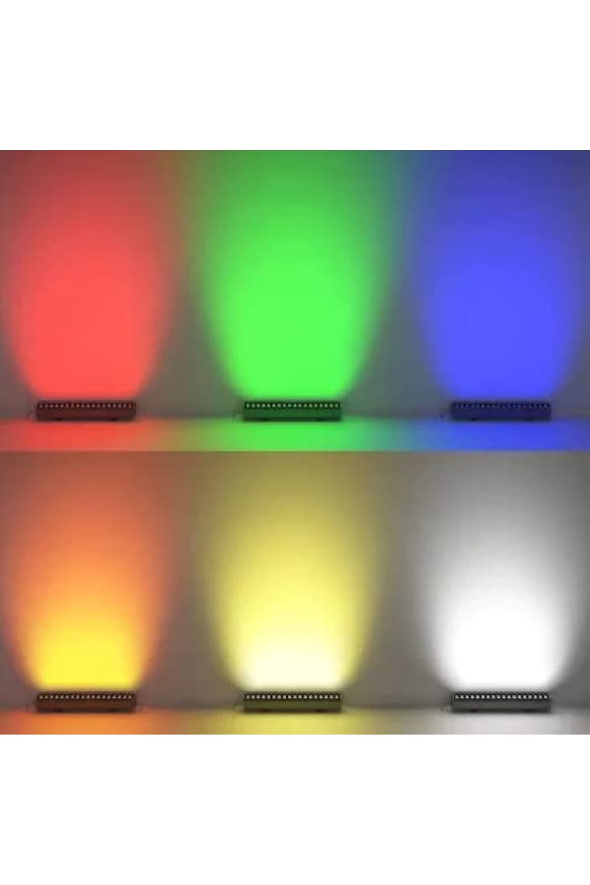 Ensa Led-3W Led Wallwasher - 10CM Amber Wall Painting 7