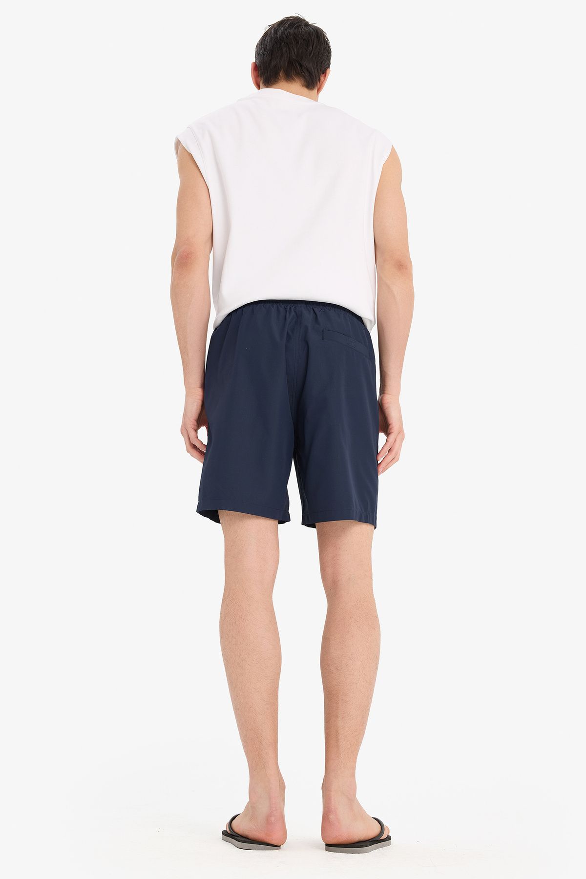 DeFacto-Regular Fit Mesh Lined Short Length Swim Shorts B7255Ax25Hs 6