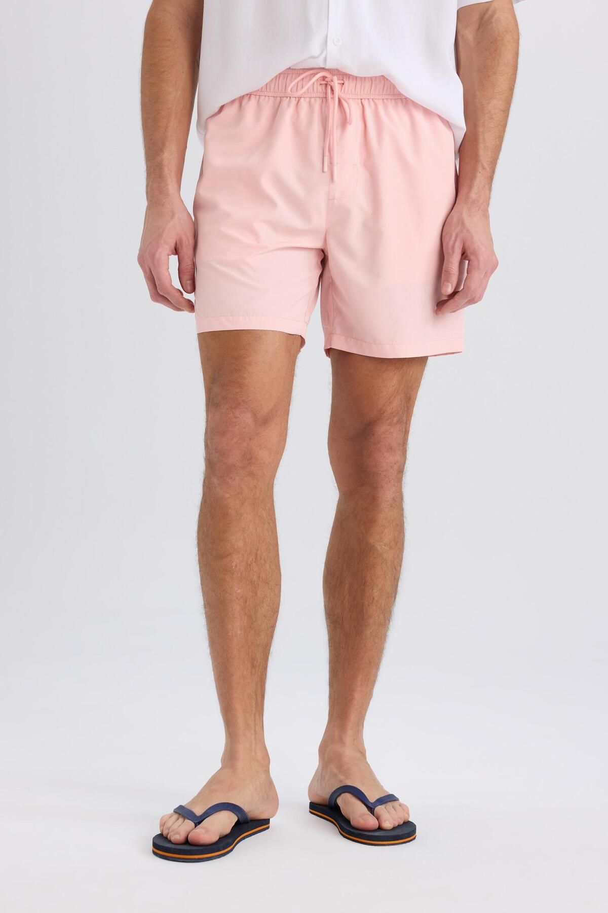 DeFacto-Mesh Lined Short Length Quick Dry Sea Shorts E0944Ax25Hs 4