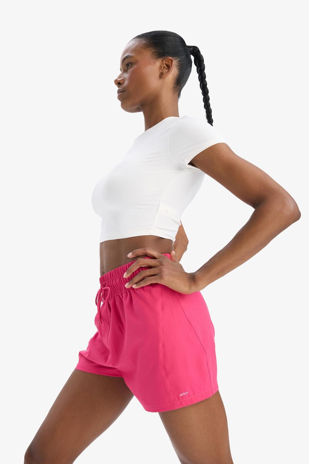 DeFacto-Defactofit Standard Fit Flexible Textured Sea Shorts Z9403Az25Hs 5