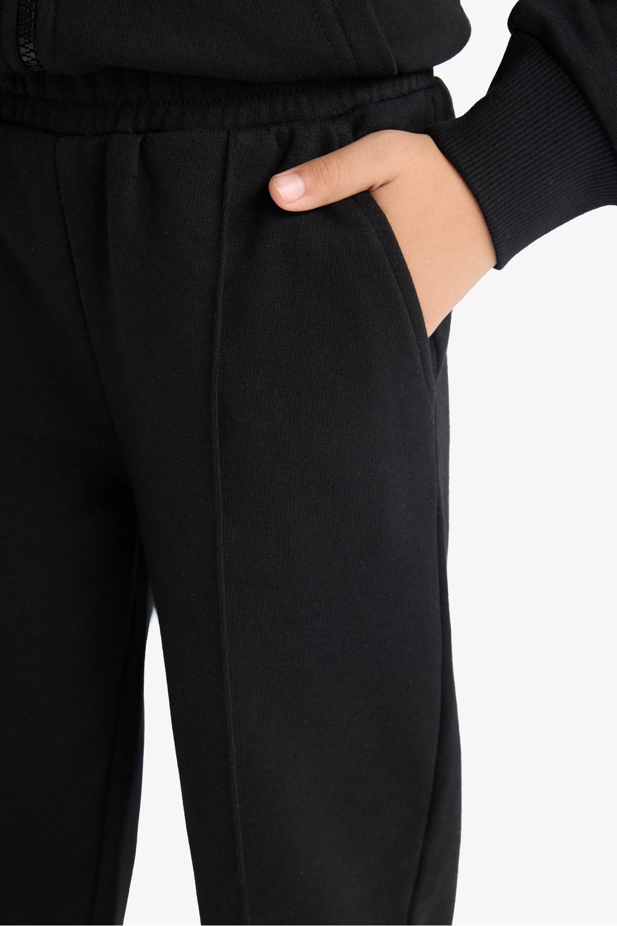 DeFacto-Girl's Basic Plain Jogger Sweatpants with Elastic Waist X9036A625Au 6