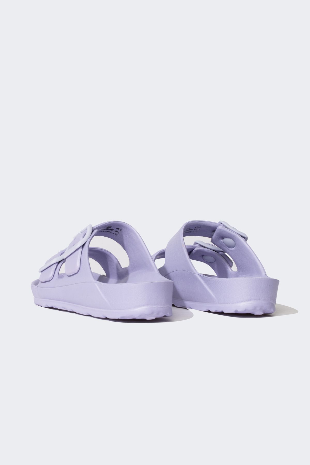 DeFacto-Girl's Eva Double-Strapped Buckle Slippers T4067a623sm 3
