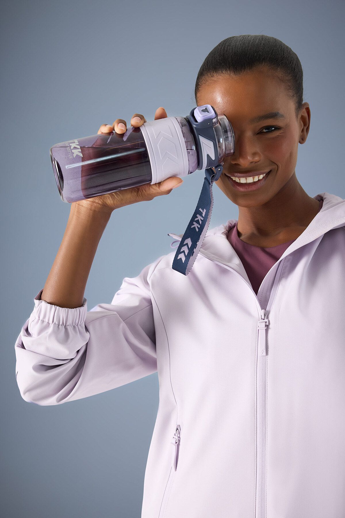 DeFacto-Water Repellent Coat with Lightweight Zipper and Pockets - Thin Hood, Lined C4952Ax24Wn 1