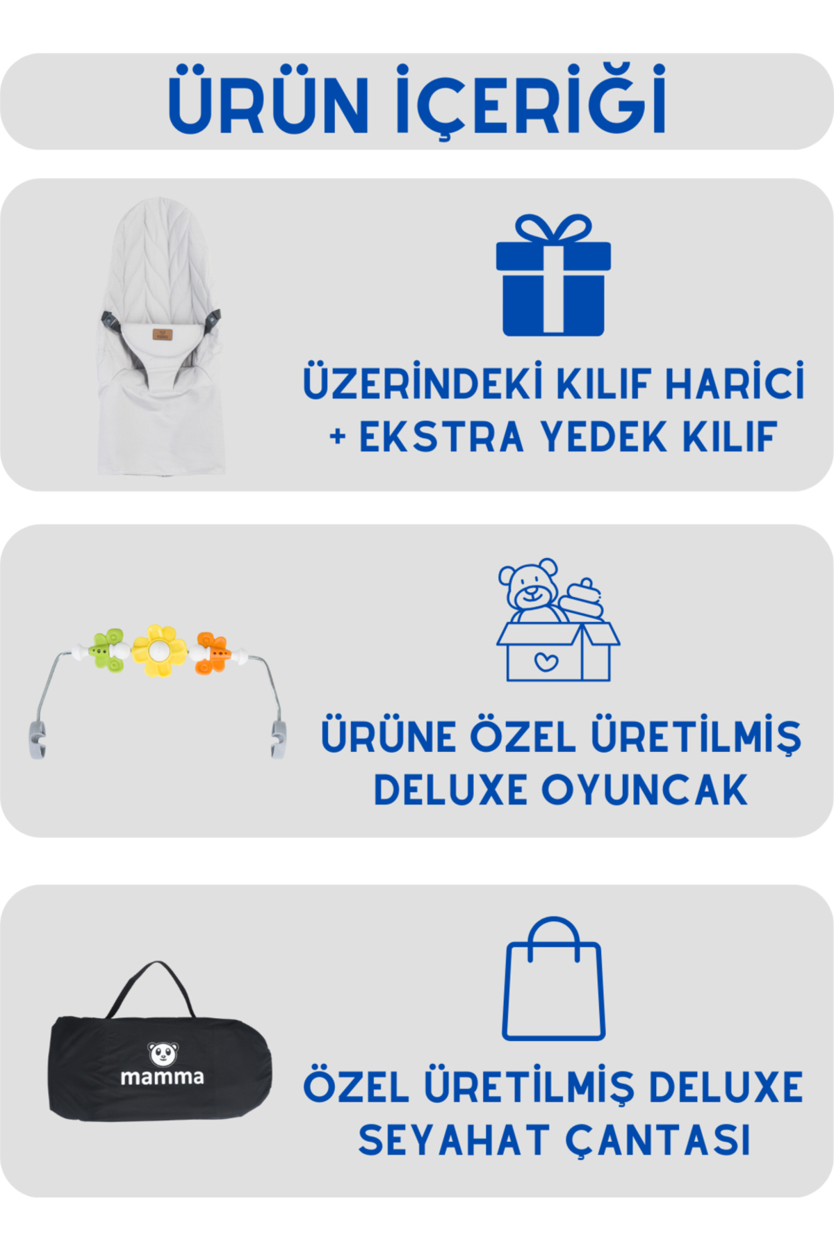 Mamma Deluxe Cotton Oyuncaklı Ana Kucağı + Ekstra Kılıf Ve Seyahat Çantası fotoğrafı 5 (önizleme)