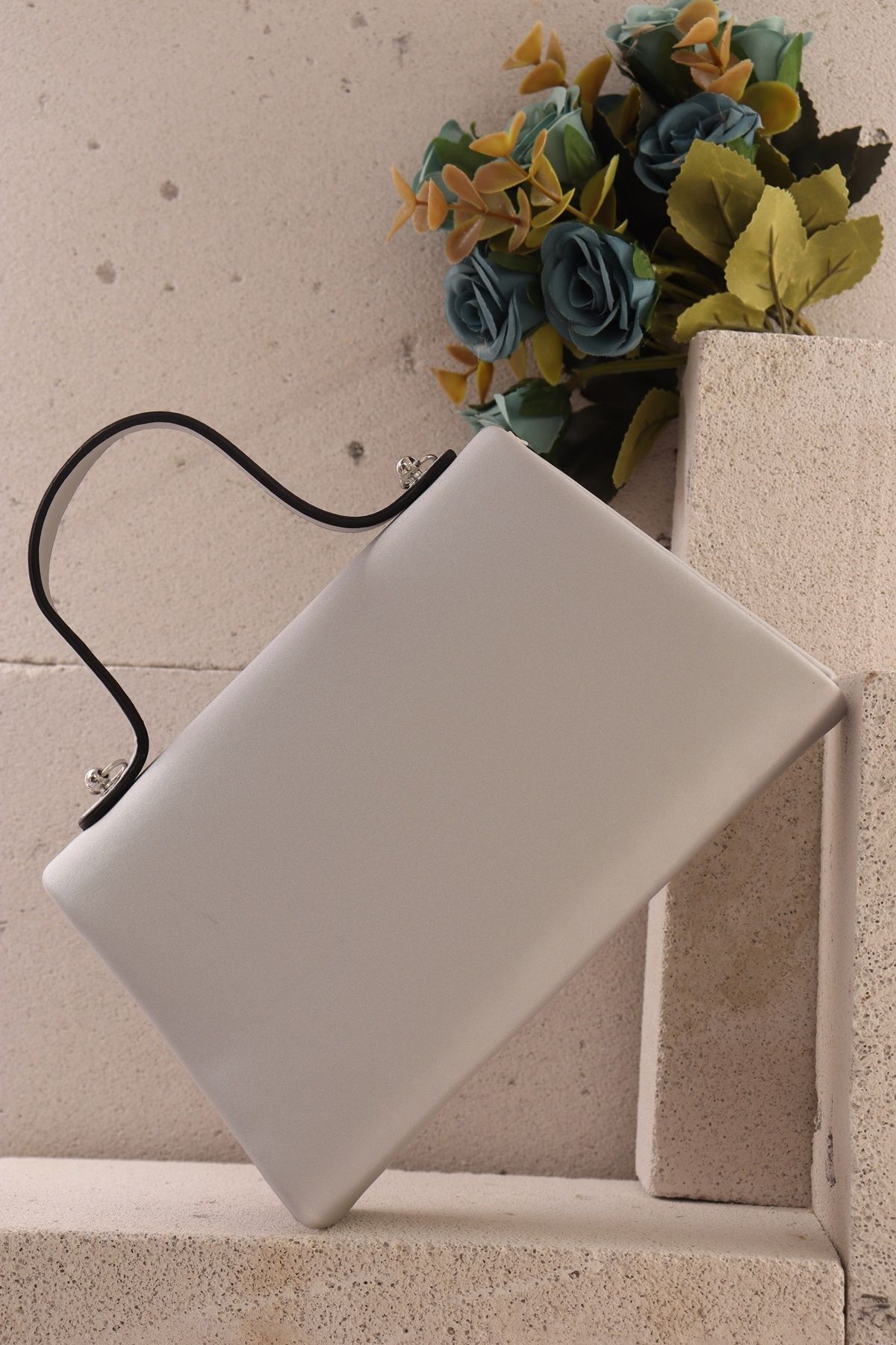 weem bag Elysara EB0408 | VİRGİN GÖSTERİŞLİ SAPLI ABİYE ÇANTA görsel 2