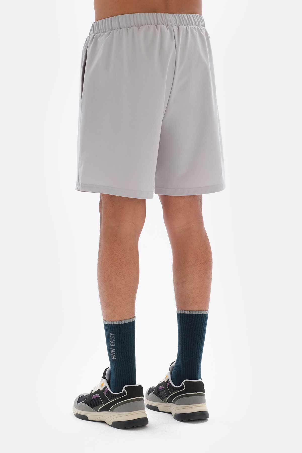 Dagi-Graue Active Herren Basic Leggings Shorts 5