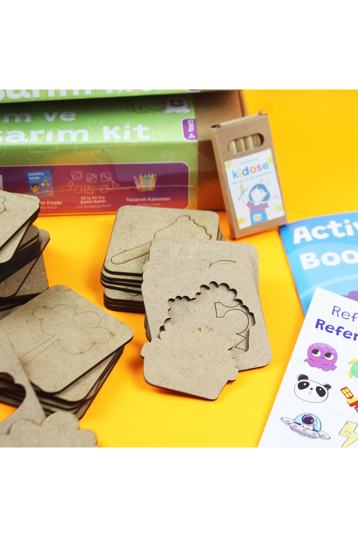 کیت آموزشی طراحی و نقاشی Kidose – مجموعه تمرین طراحی – کیت مهارتهای ظریف حرکتی دست