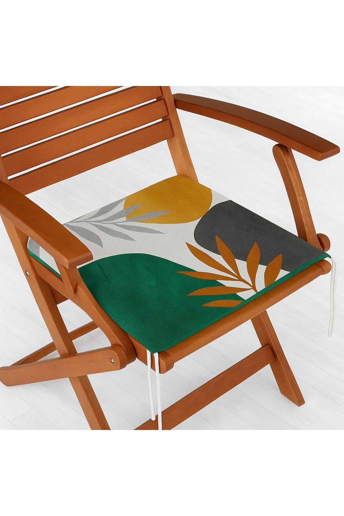 güzelmağaza-Abstract Pattern Digital Printing Double Sided Sponge Zipper 4 Pcs. Cushion 1 Pc. Runner Set of 5 3