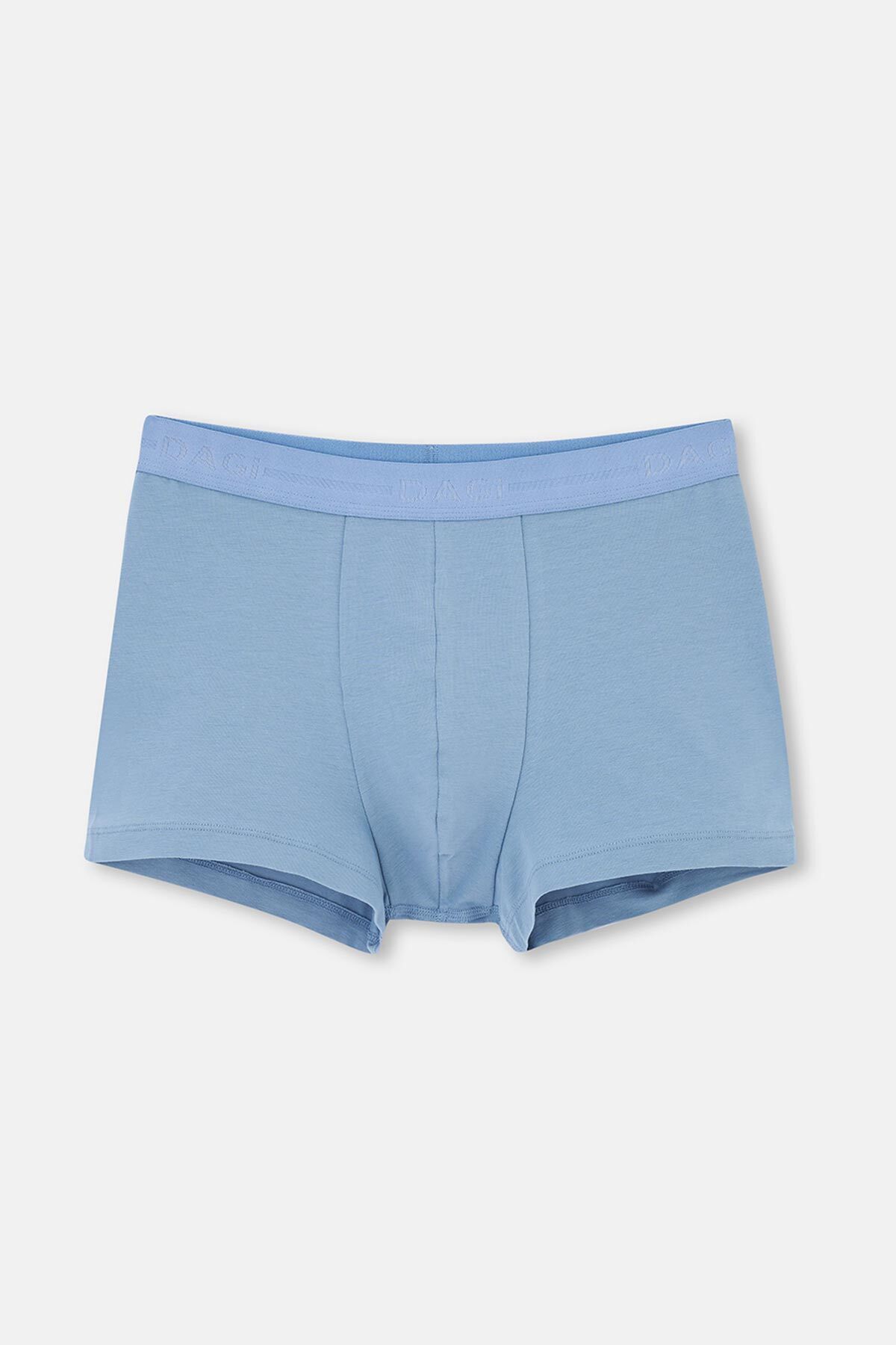 Dagi-Marineblau-blaue 3-teilige gemusterte Baumwoll-Boxershorts 5