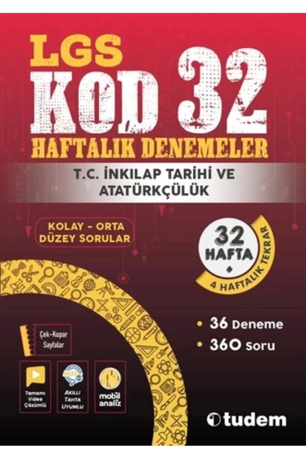 Tudem Yayınları 8.sınıf Lgs T.c Inkilap Tarihi Kod 32 Haftalık