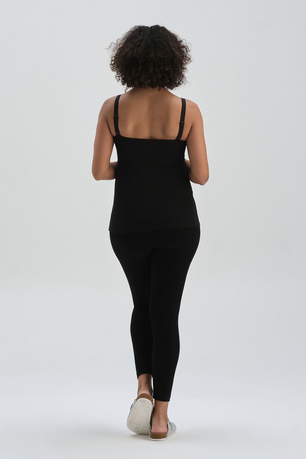 Dagi-Black Maternity Breastfeeding Undershirt 3