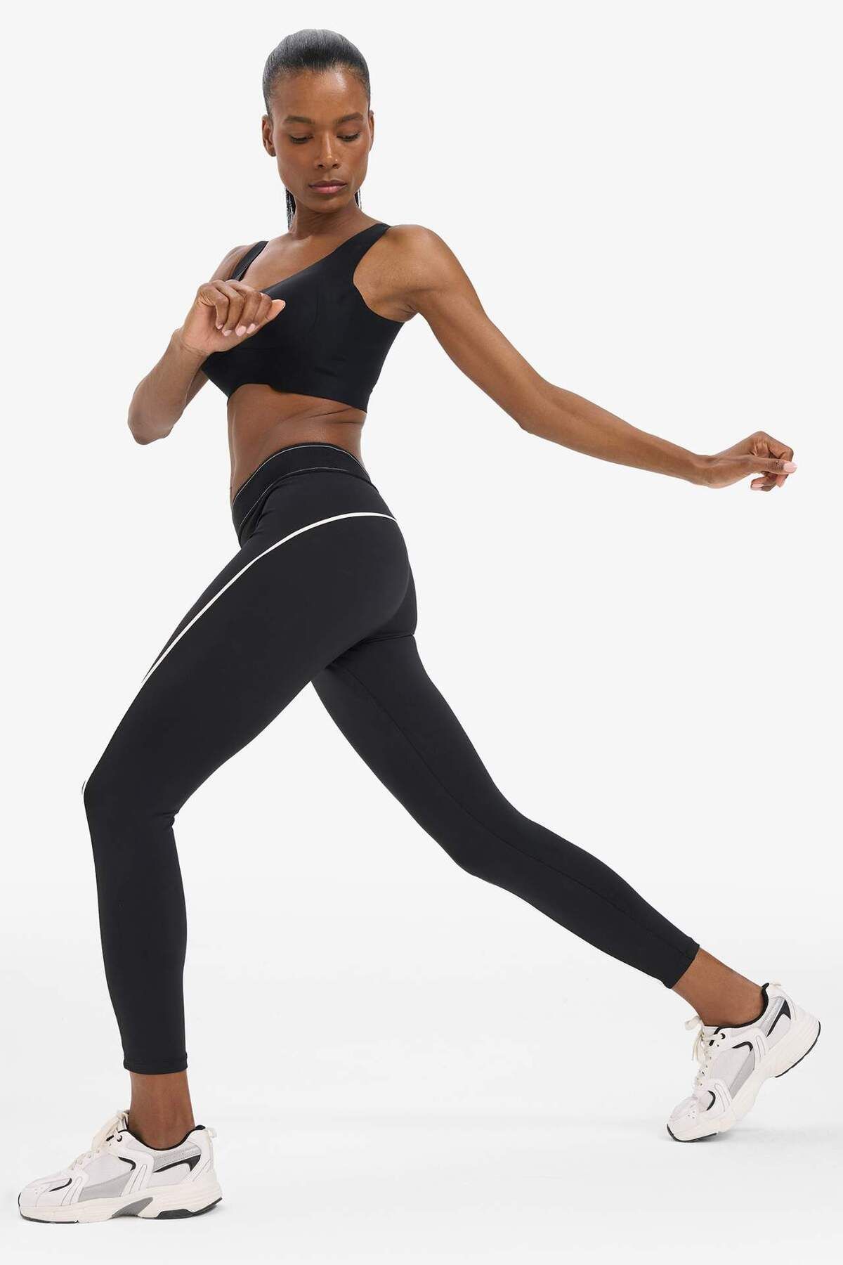 DeFacto-Defactofit Waist Hugging Athlete Leggings D7831Ax25Sp 6