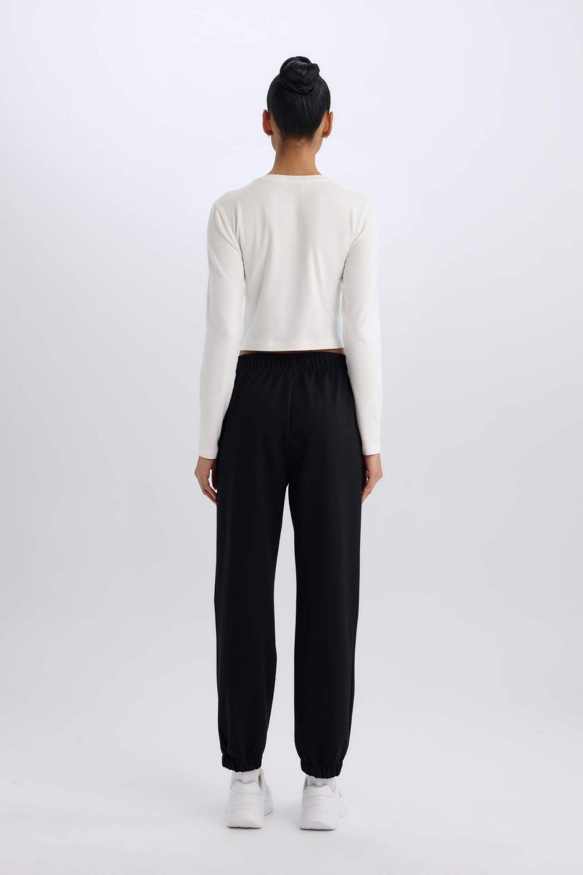 DeFacto-Defactofit - Jogger Sweatpants with Pockets, Long Cut D7124Ax25Sp 6