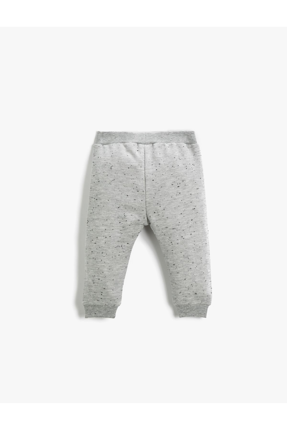 Koton-Basic Textured Jogger Sweatpants with Elastic Waist 2
