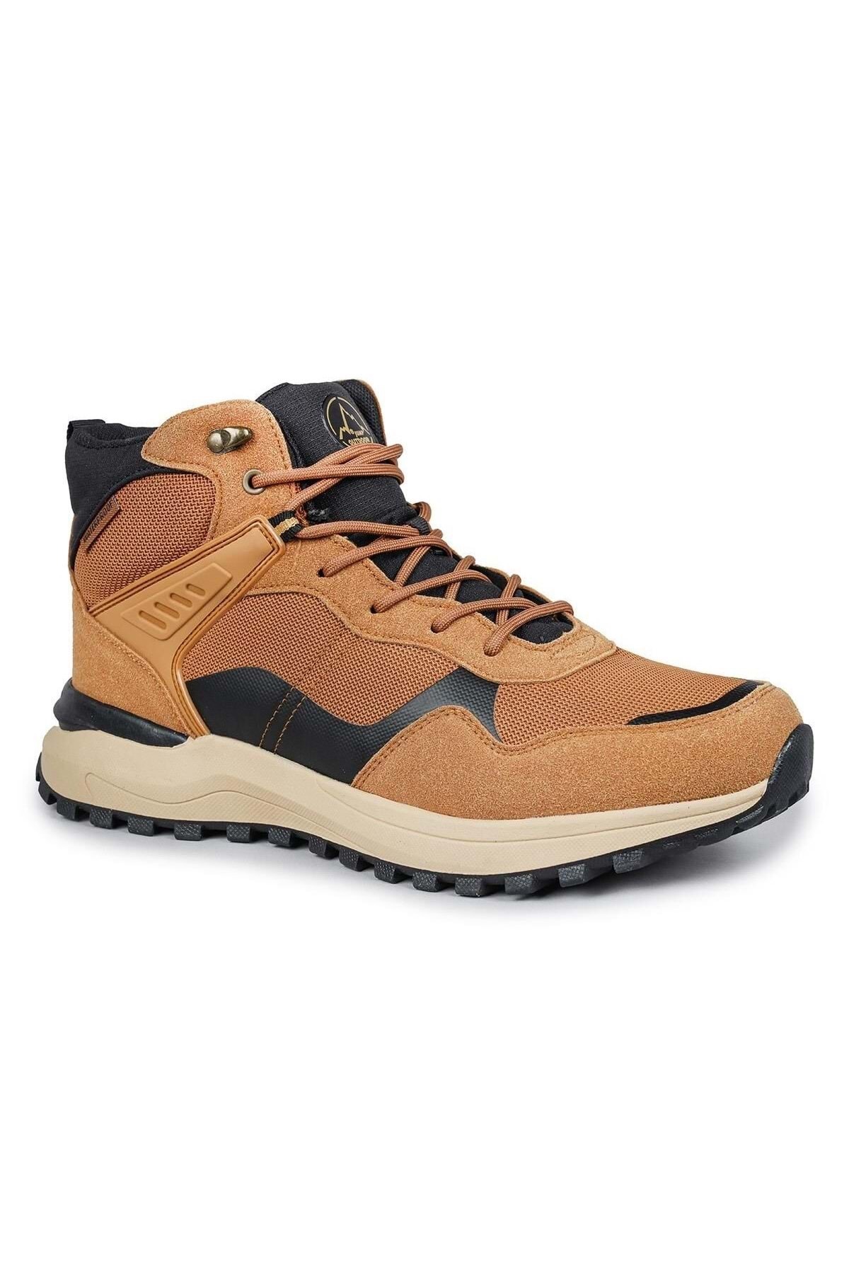 Jump 28655 Açık Kahve - Siyah Erkek Su Geçirmez Outdoor Bot Spor