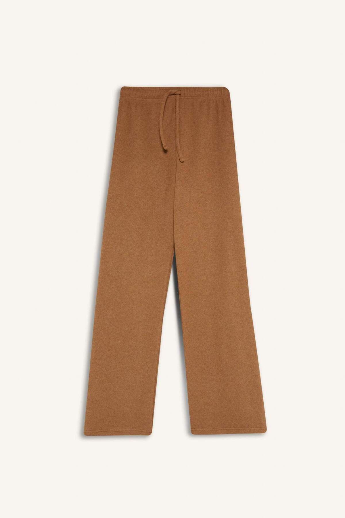 DeFacto-Pantaloni largi, largi, cu șireturi, cu talie elastică D9815AX24WN 7