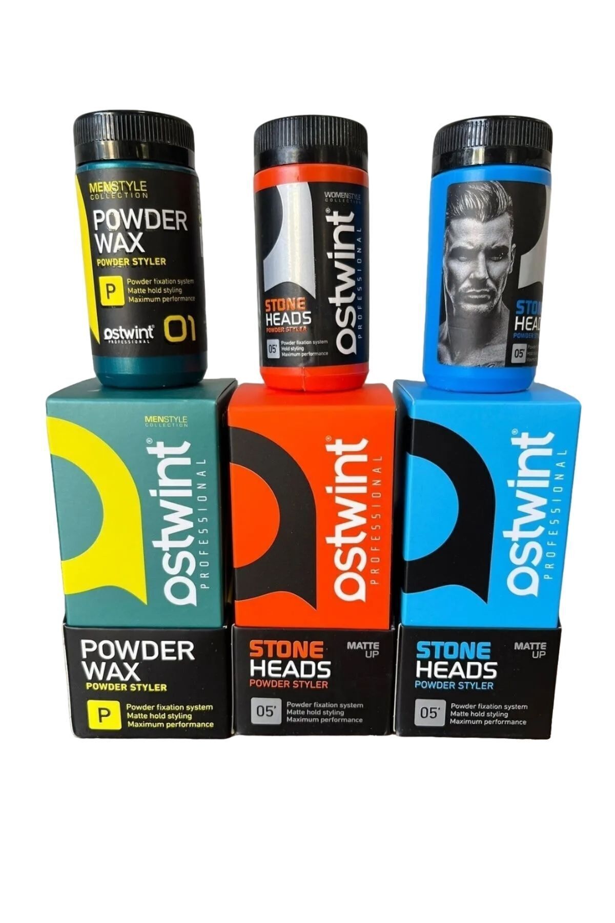 واکس پودری سبز + آبی + نارنجی — OST0073 — تصویر 2 از 2