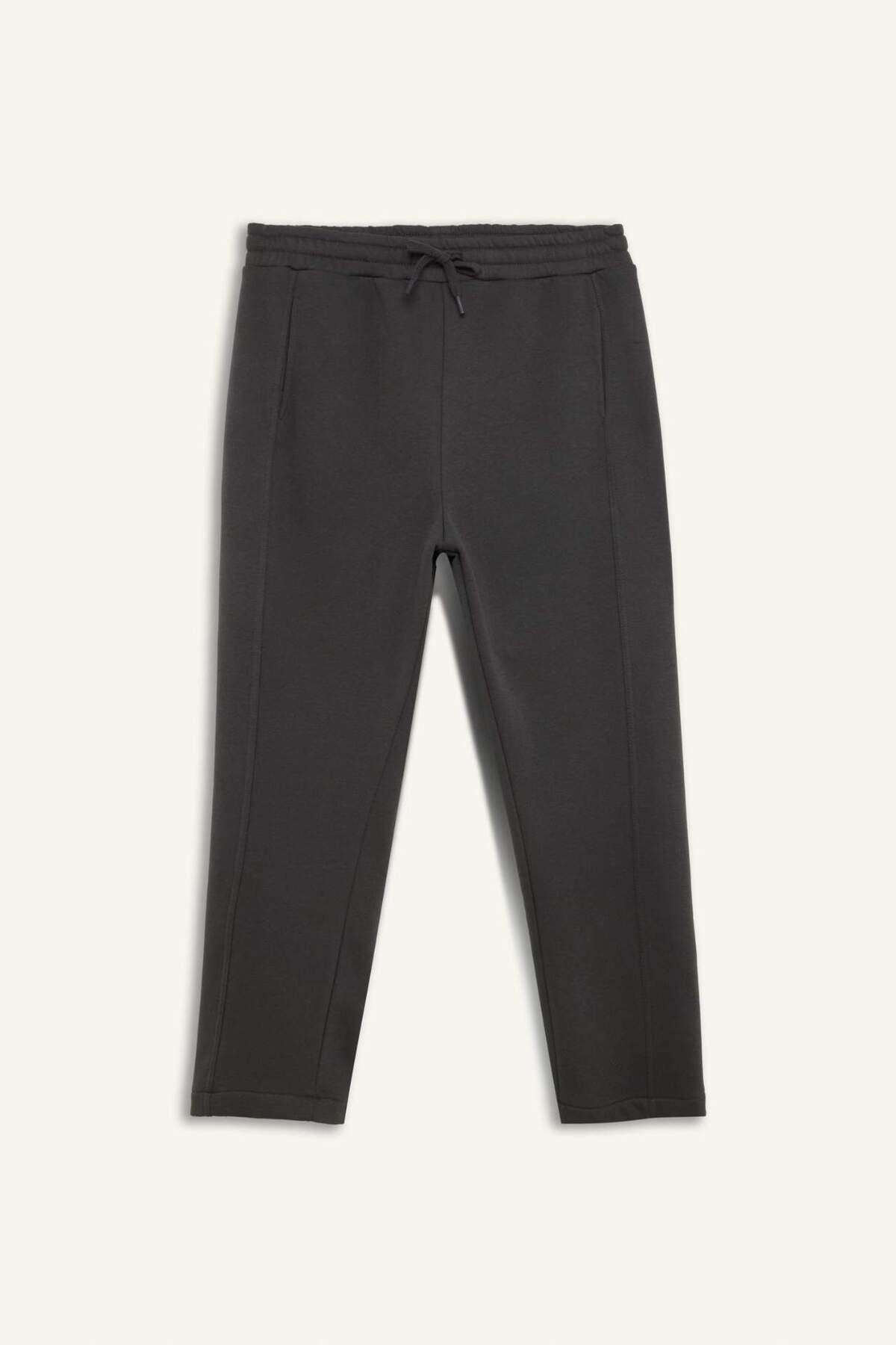 DeFacto-Jogginghose mit normaler Passform, elastischer Taille, Basic, einfarbig, mit Taschen, gerader Beinabschluss D9707AX24AU 8