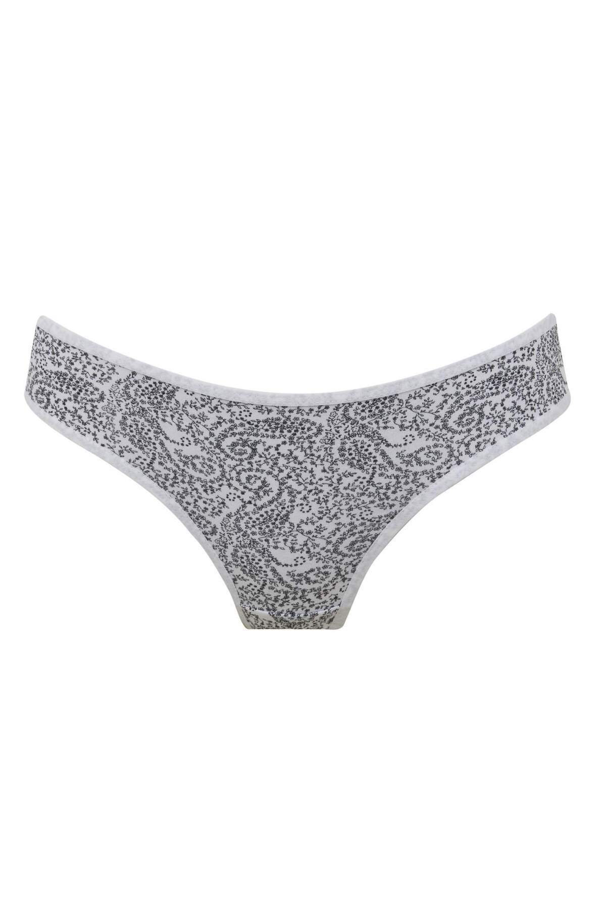 DeFacto-Fall in Love Chiloți cu model în pachet de 3 E2479AX24WN 2