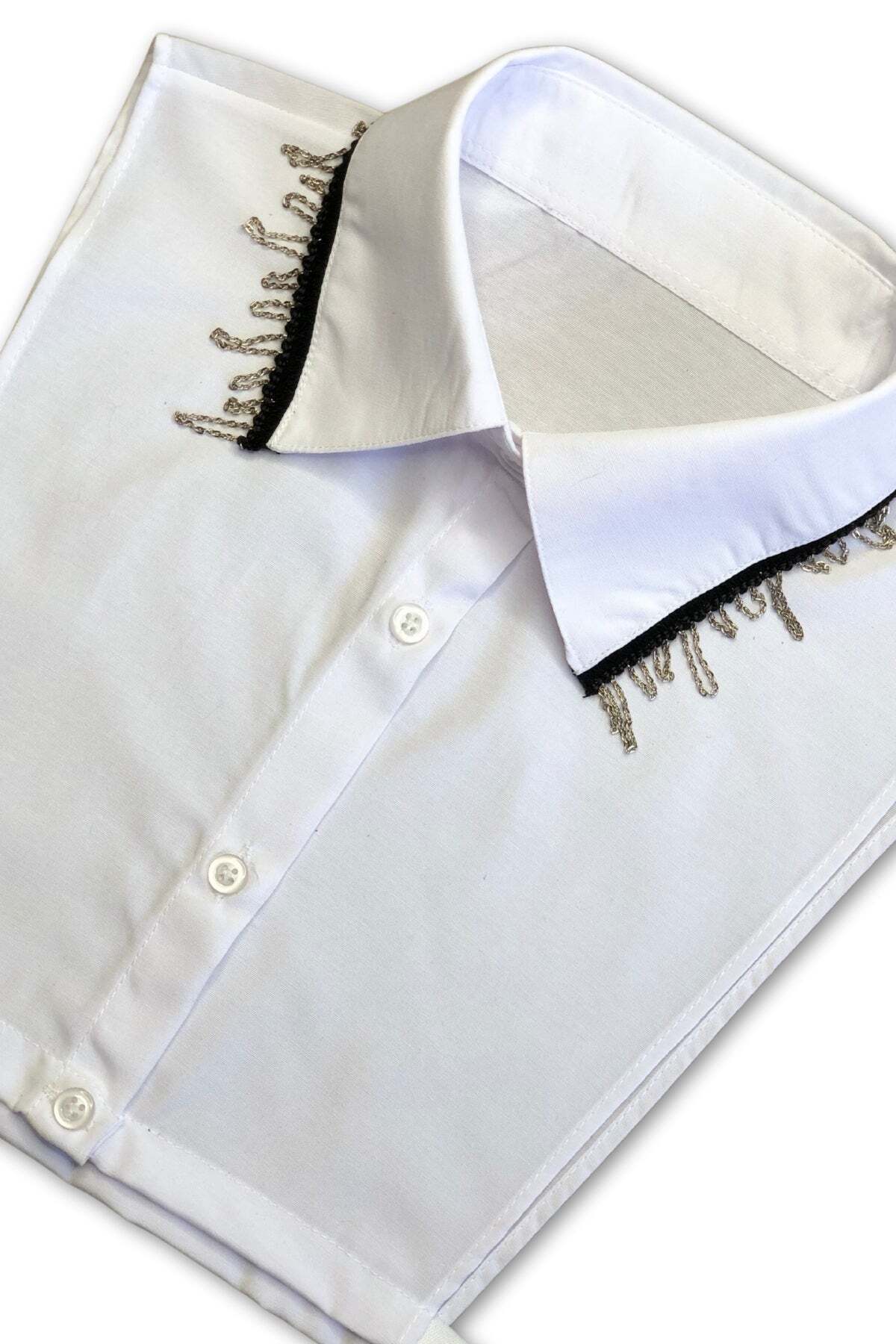 mirach-Chain white shirt collar L-XL 5