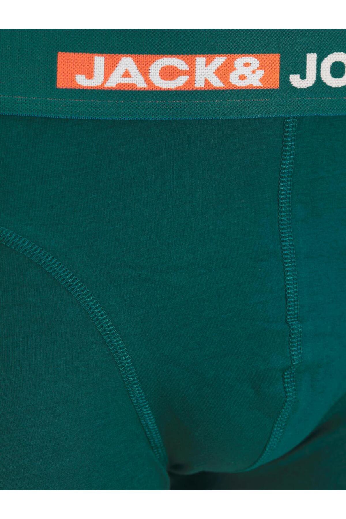 Jack & Jones-JACSCOTT SOLID TRUNKS 3 PACK SN SİYAH12260058 7