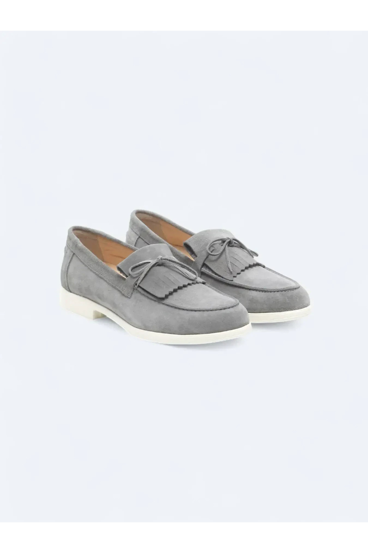 Kip-Gray Suede Casual Loafer 2