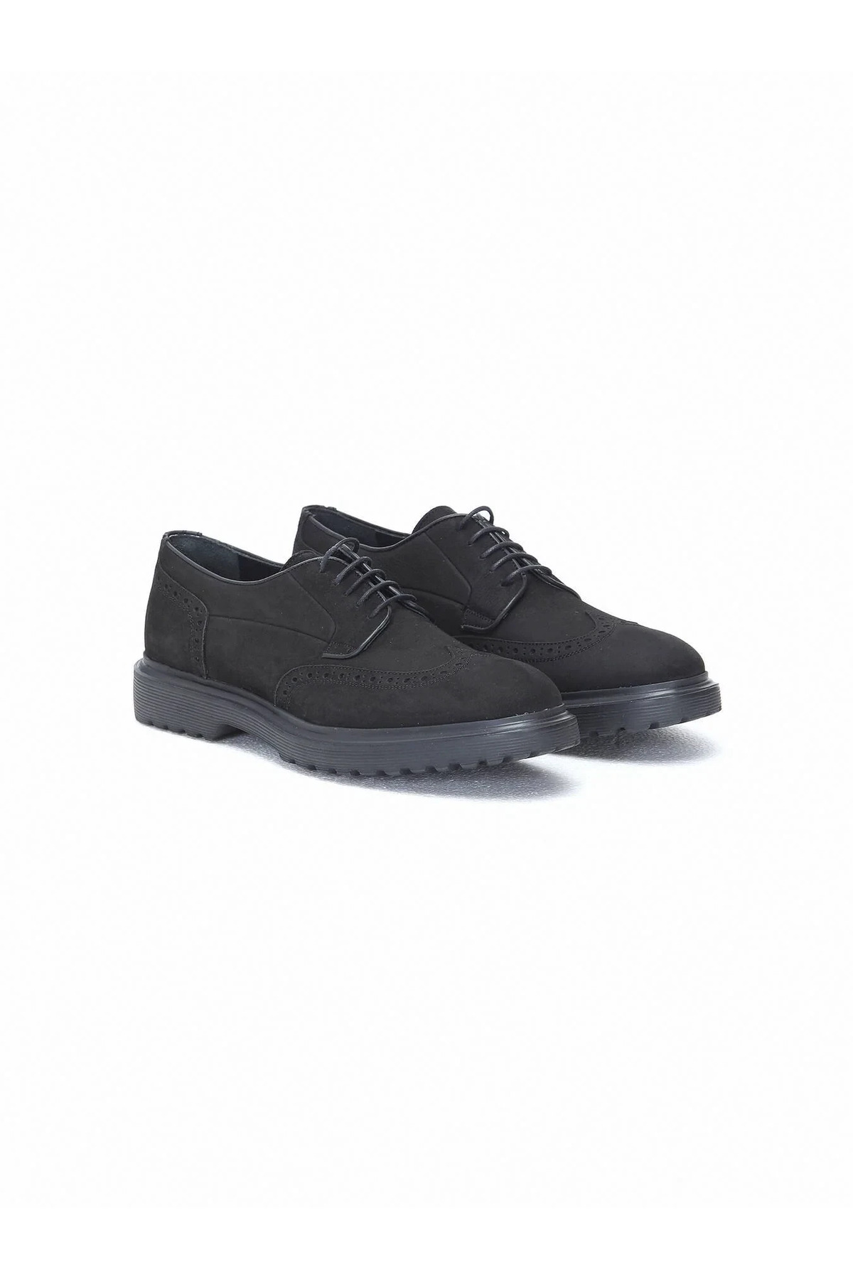 Kip-Black Leather Smart Casual Shoes 2