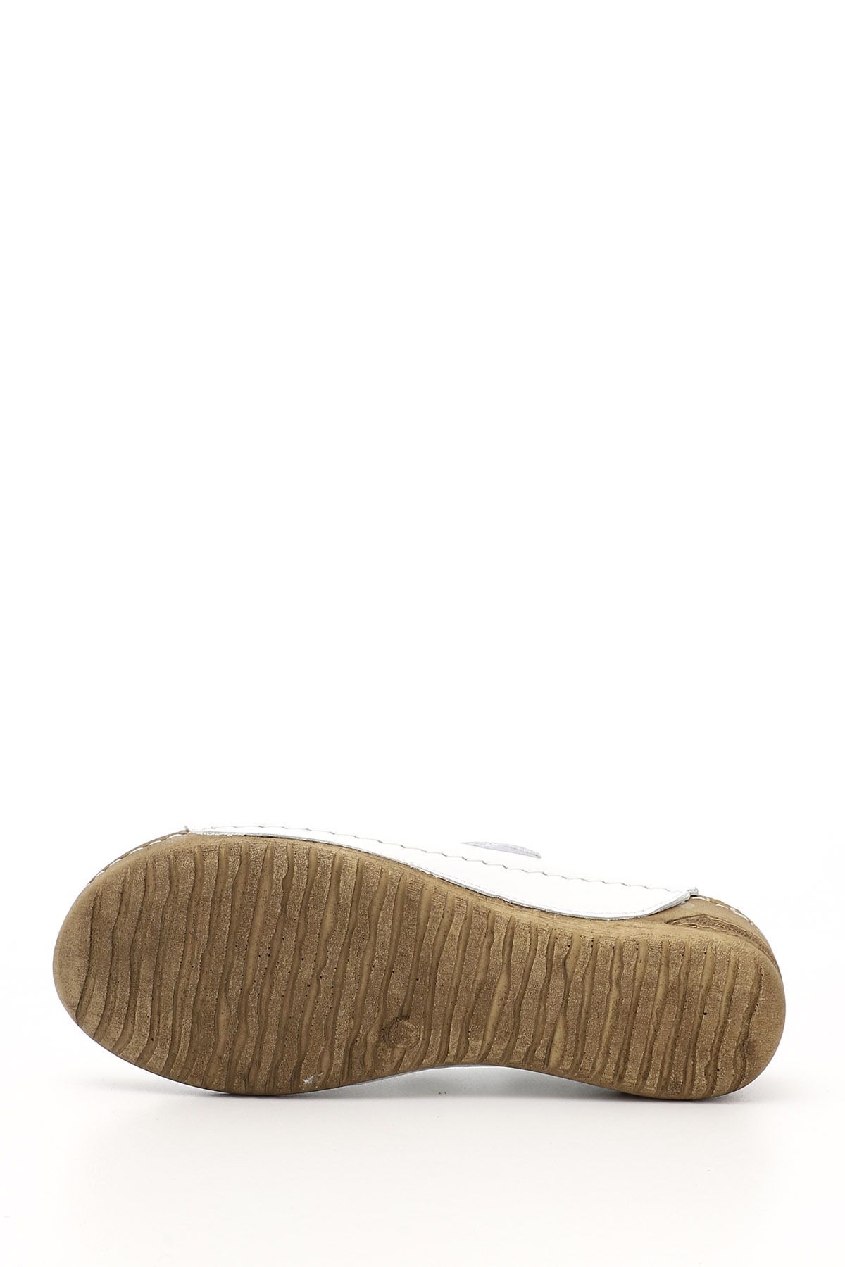 GÖNDERİ(R)-Genuine Leather Women's Slippers 42350 4