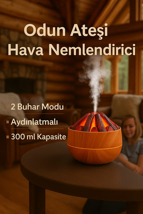 Store Odun ateşi hava nemlendirici 300 ml