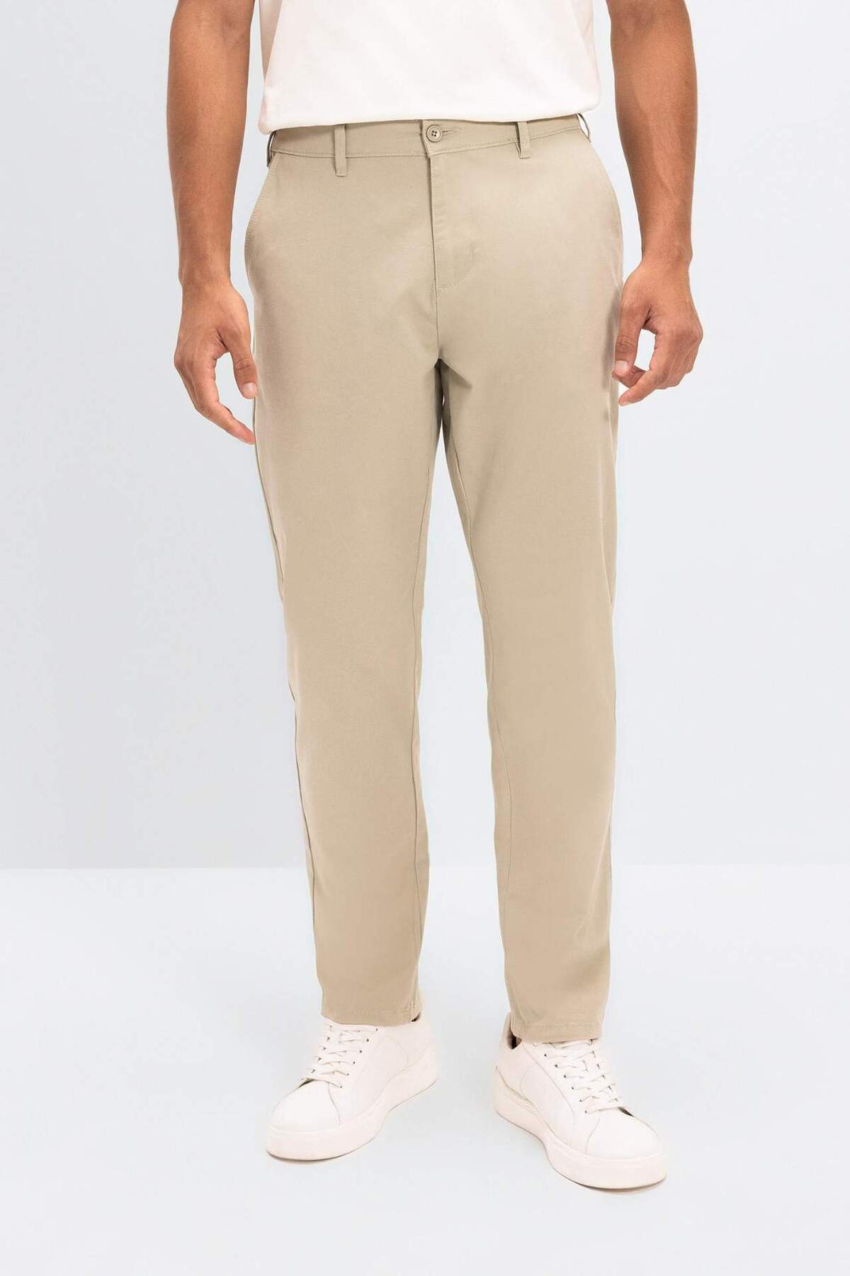 DeFacto-Chino Canvas-Hose mit Tapered Fit Pocket C9443ax24au 5