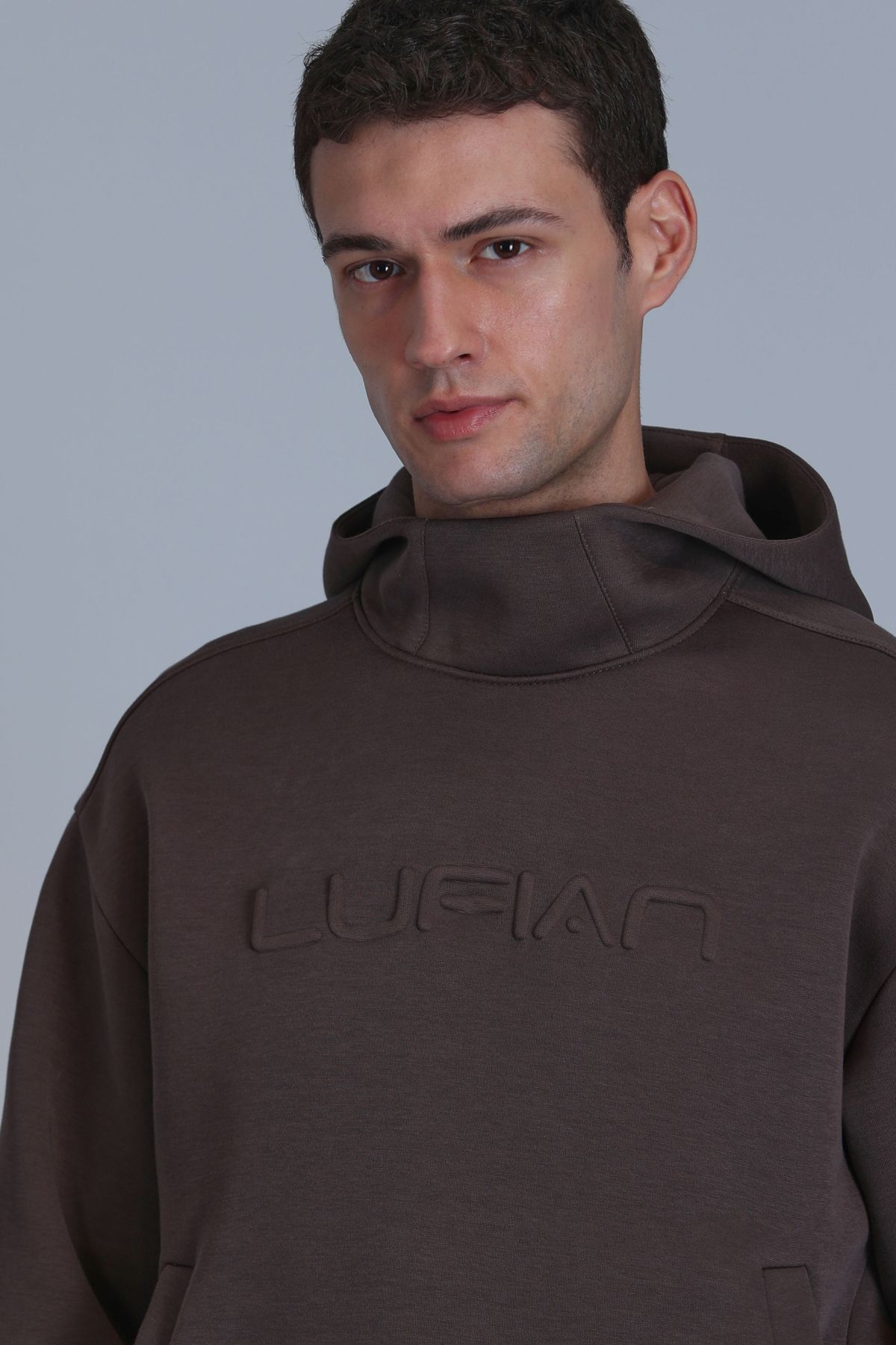 Lufian-Ανδρικό φούτερ - Robust Brown 3