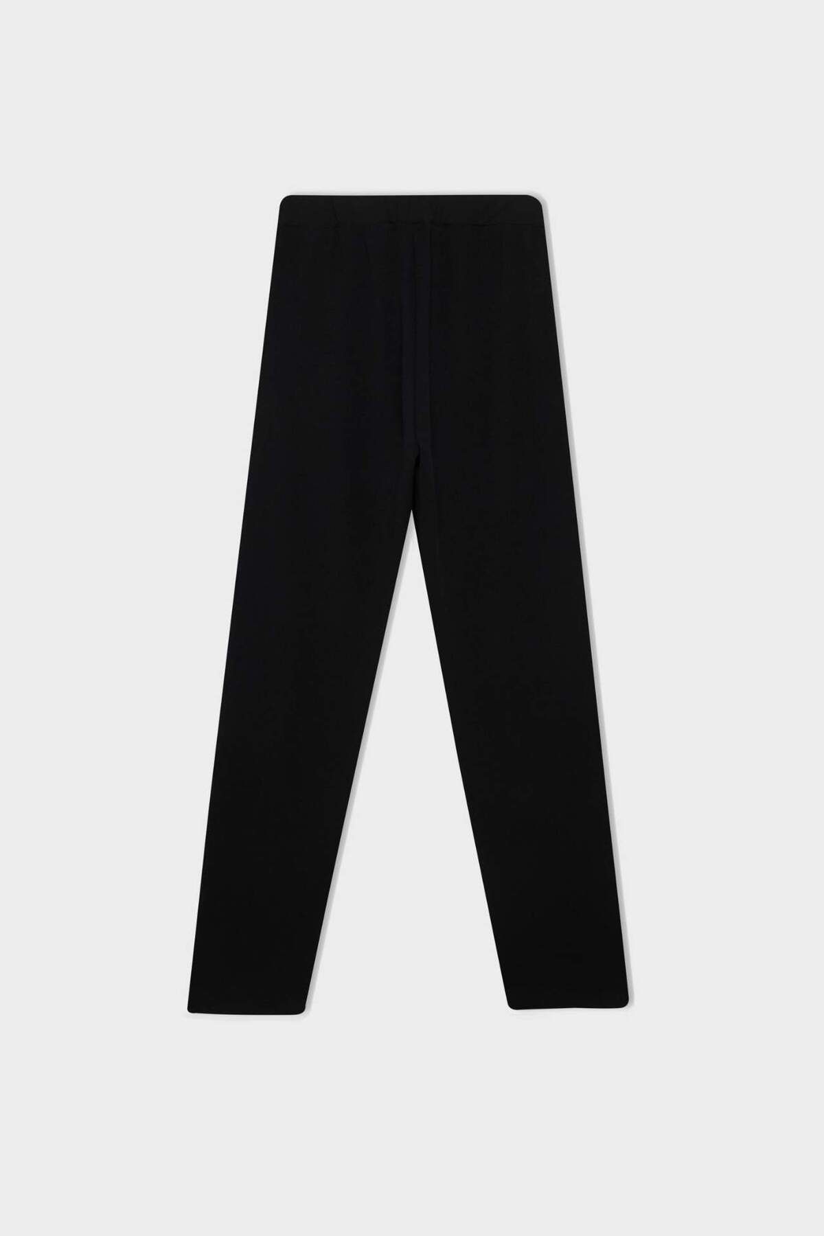 DeFacto-Pantaloni drepti cu talie elastică plisată Basic Solid D4405AX24WN 8