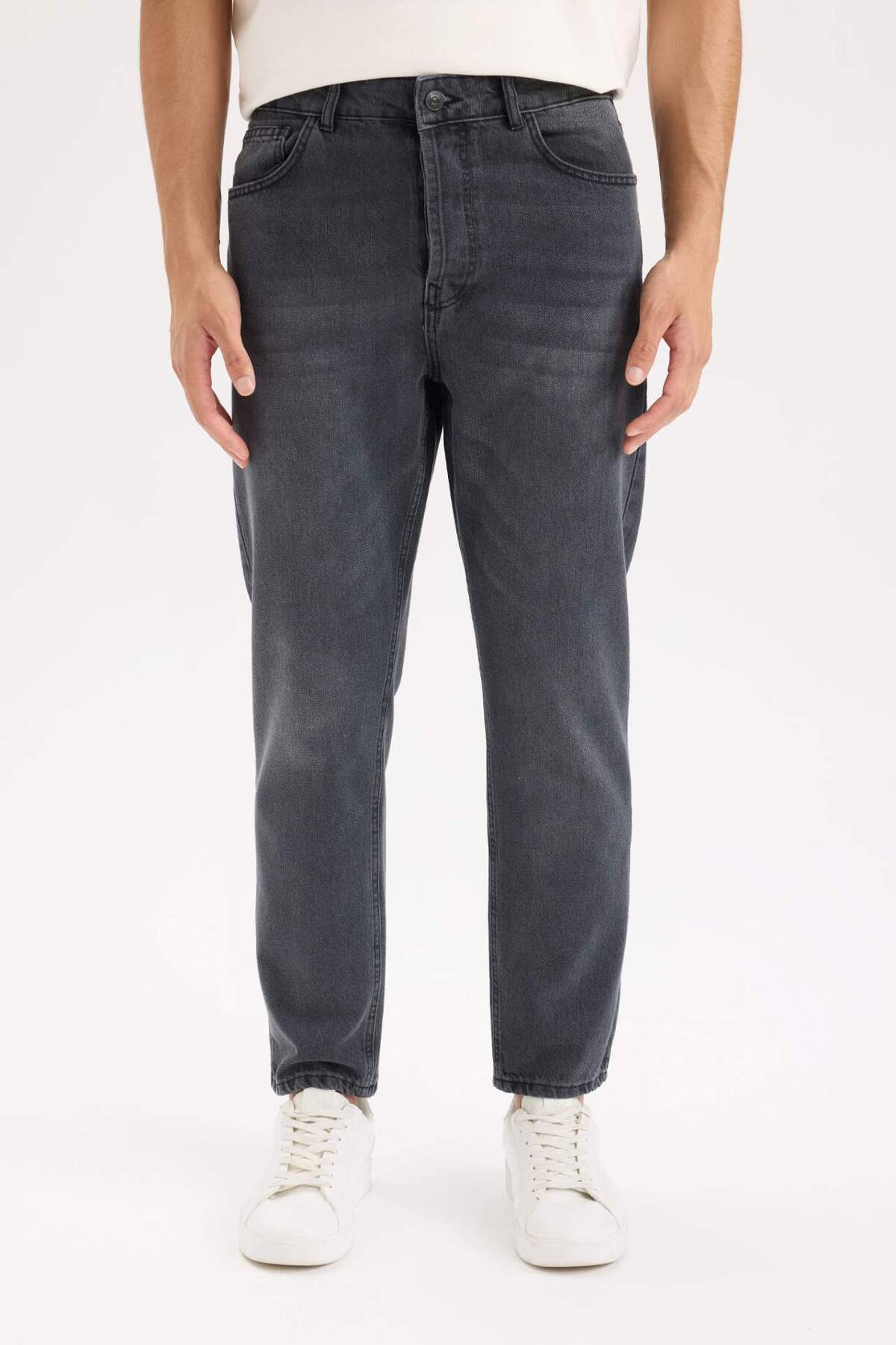 دفاکتو 100% پنبه 90's Slim Fit Slim Fit کمر بلند شلوار جین لاغر D8759AX24AU