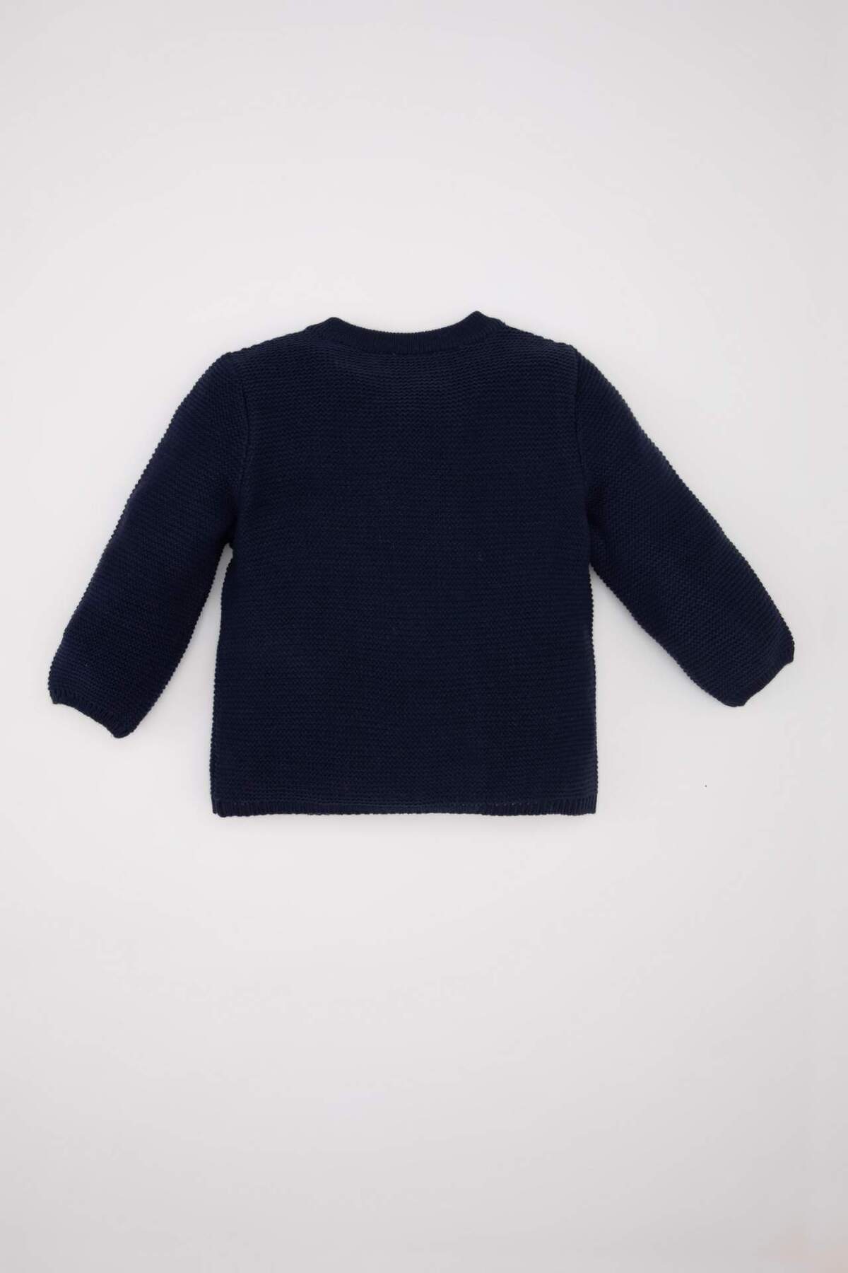 Defacto Erkek Bebek Uzun Kollu Düğmeli Triko Hırka C9601A524AU fotoğrafı 5 (önizleme)