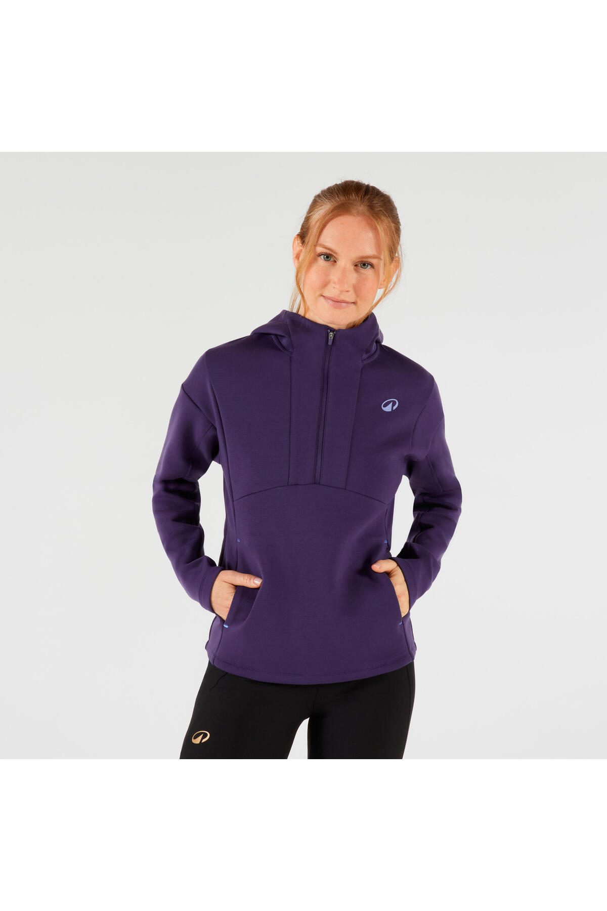 Decathlon Kuikma Kadın Kapüşonlu Tenis Sweatshirtü - Mor