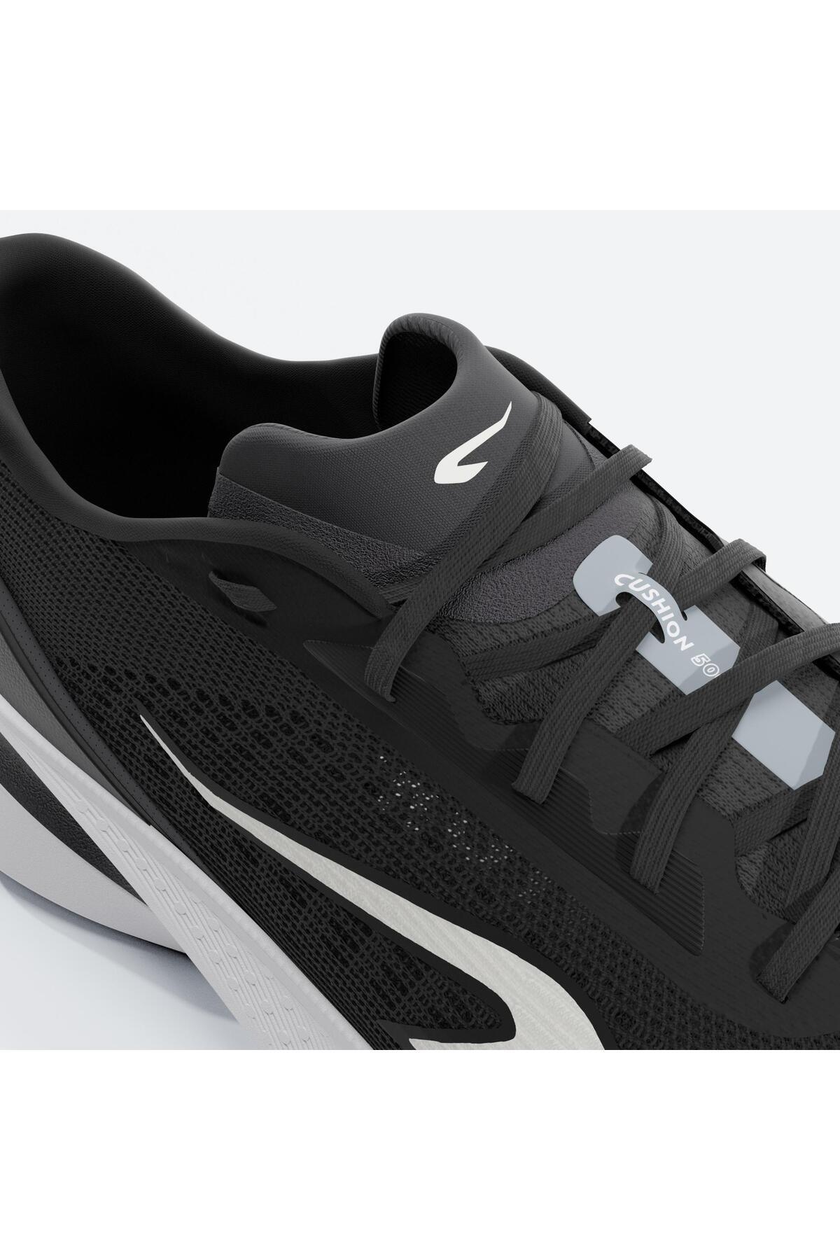 Decathlon-Kiprun Men's Running Shoes - White/Black - Kiprun Cushion 500 7