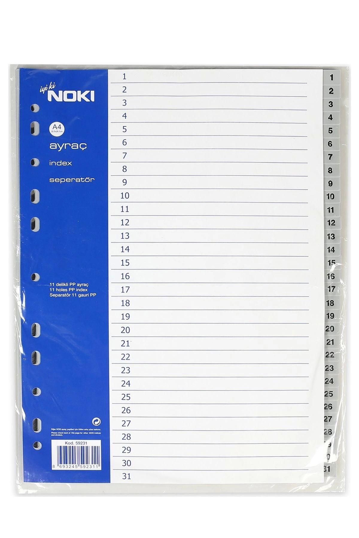 Noki-Bookmark Pp 1-31 Number 1