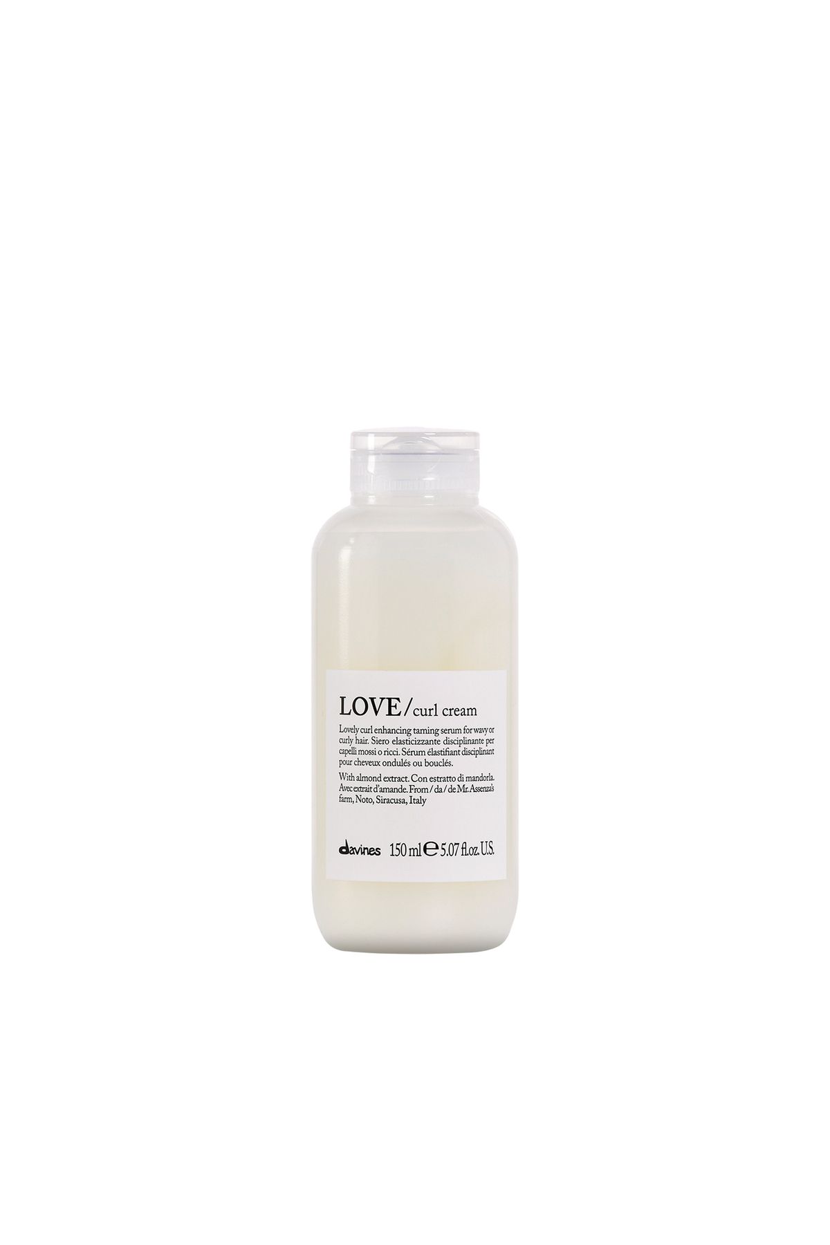 Davines-Love Curl Cream - Curl Defining Leave-In Hair Care Cream 150 Ml 1